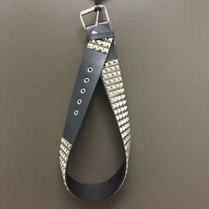 Hot Topic Leather Studded Belt - S